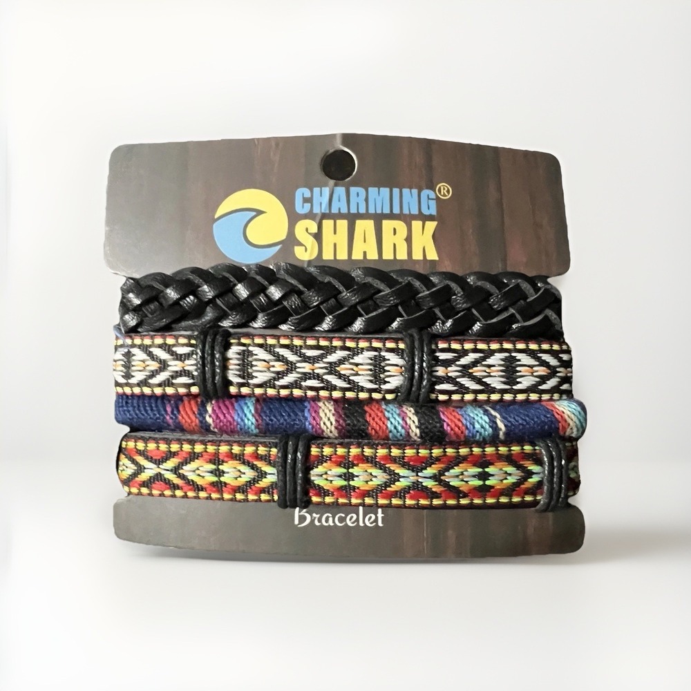 Charming Shark 4 Assorted Per Pack Bracelets Or‎ Anklets